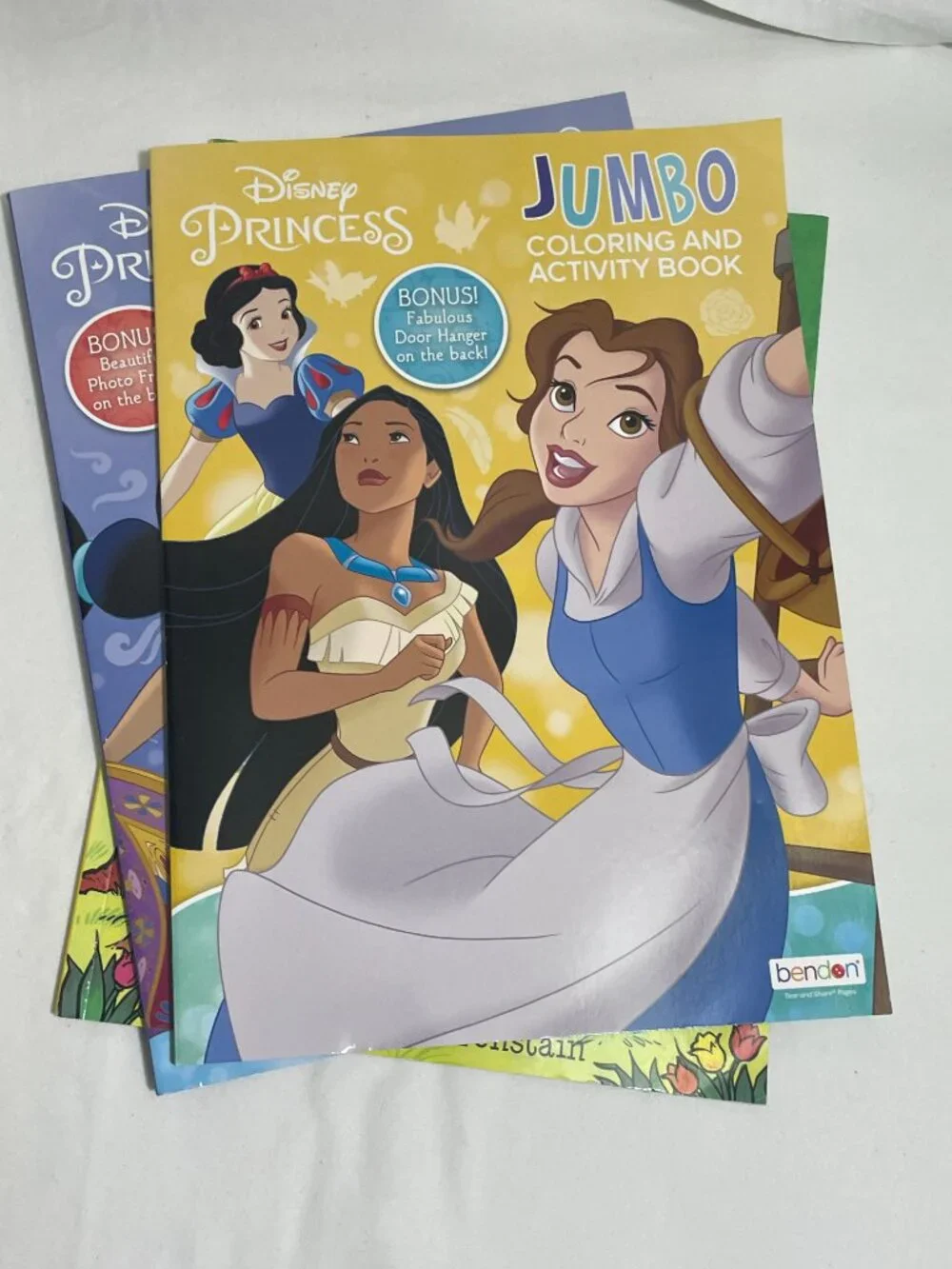 Lot of 3 Kids Coloring Books Disney Princess Jumbo & Berenstain Bears Unused